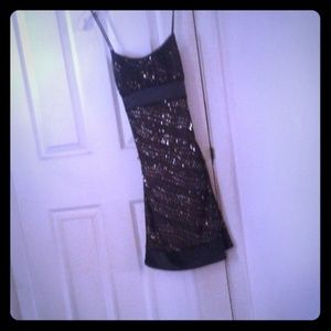 Black cocktails  dress